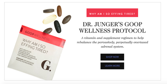 Screenshot via Goop.